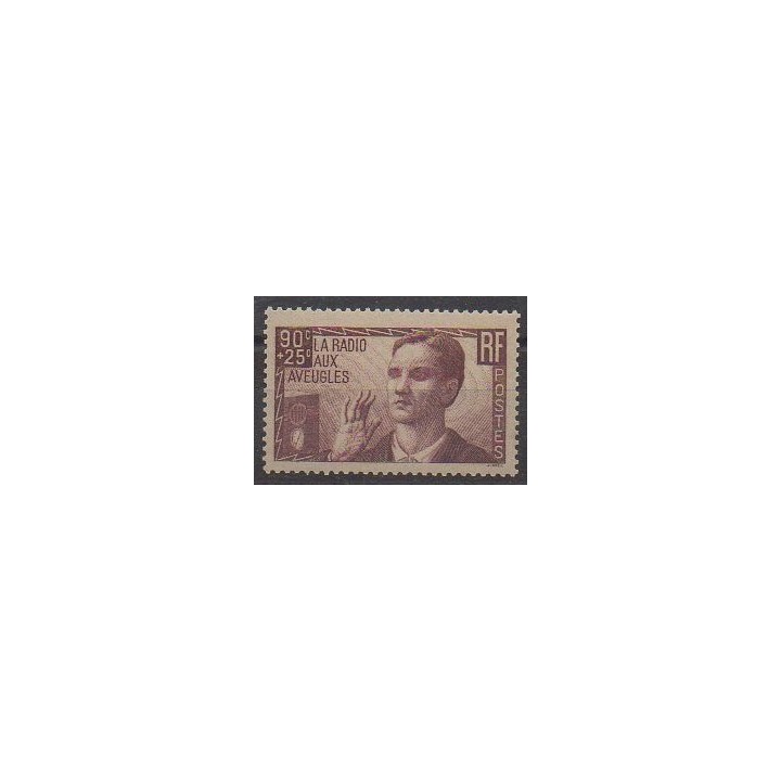 Acheter ce timbre de France de l'année 1938 (No 418). - Neuf avec charnière