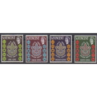 Buy this set of stamps of Saint Vincent of the year 1964 (Nb 188/191).