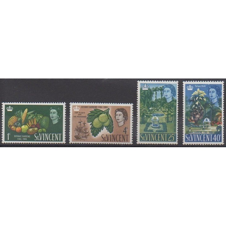 Acheter cette série de timbres de Saint-Vincent de l'année 1965 (No 201/204).