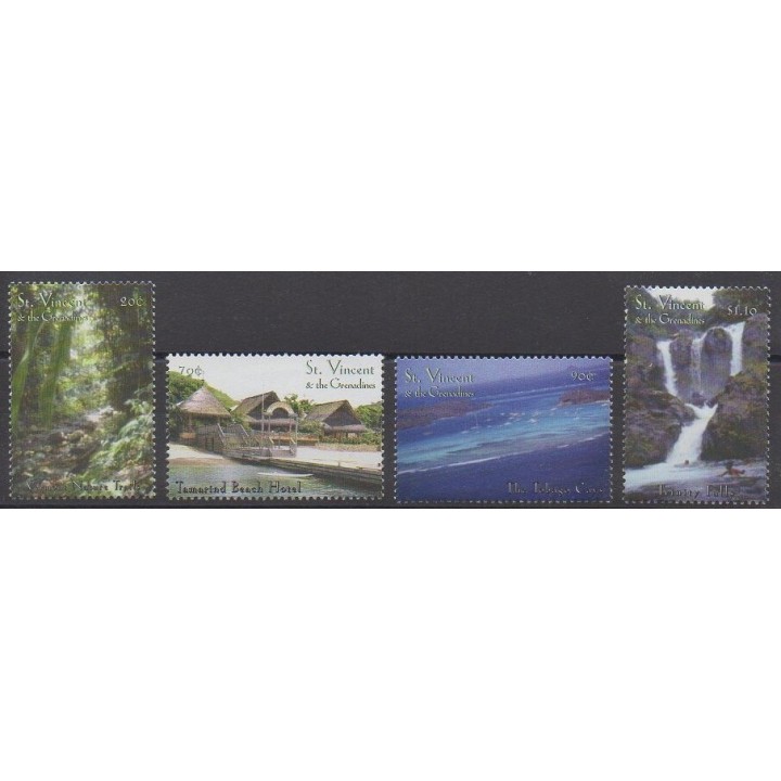 Acheter cette série de timbres de Saint-Vincent de l'année 2001 (No 4346/4349).