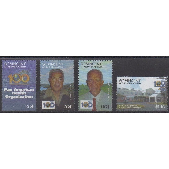 Buy this set of stamps of Saint Vincent of the year 2002 (Nb 4437/4440).