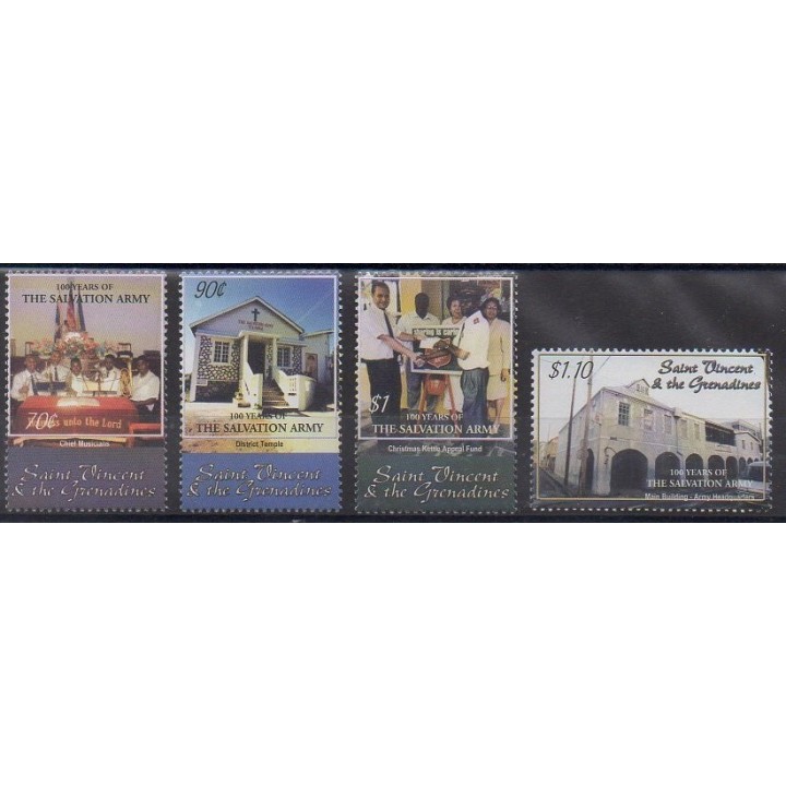 Acheter cette série de timbres de Saint-Vincent de l'année 2003 (No 4621/4624).