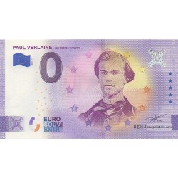 Euro banknote memory - 37 - Paul Verlaine - 2021-7 - Anniversary