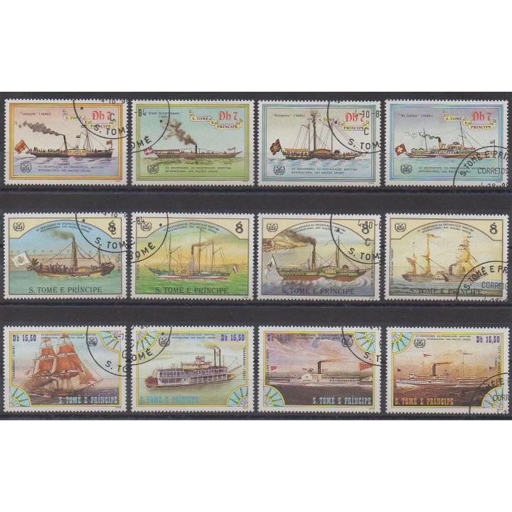 Acheter cette série de timbres de Saint-Thomas et Prince de l'année 1984 (No 802/813). - Oblitéré