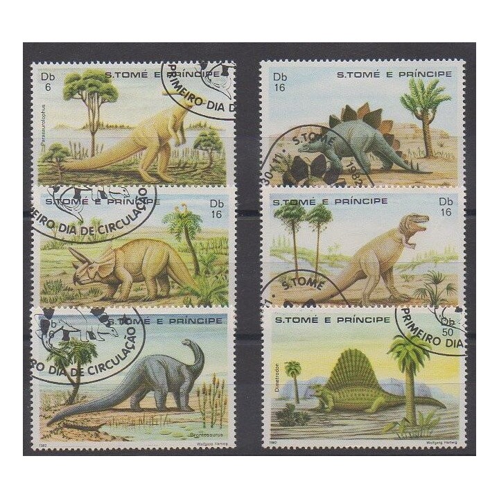 Acheter cette série de timbres de Saint-Thomas et Prince de l'année 1982 (No 695/700). - Oblitéré