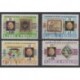 Saint-Thomas et Prince - 1980 - No 590/593 - Timbres sur timbres - Oblitérés