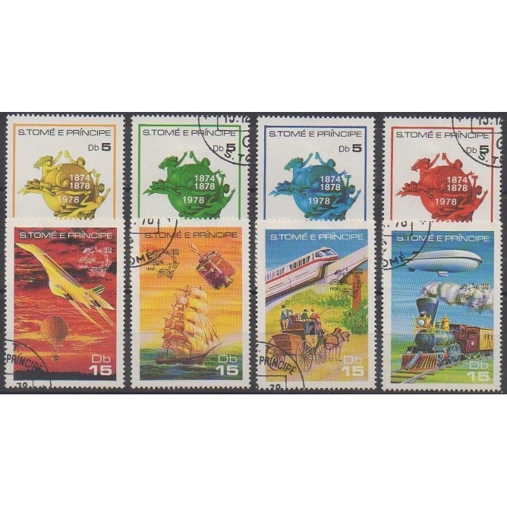 Acheter cette série de timbres de Saint-Thomas et Prince de l'année 1978 (No 498/505). - Oblitéré