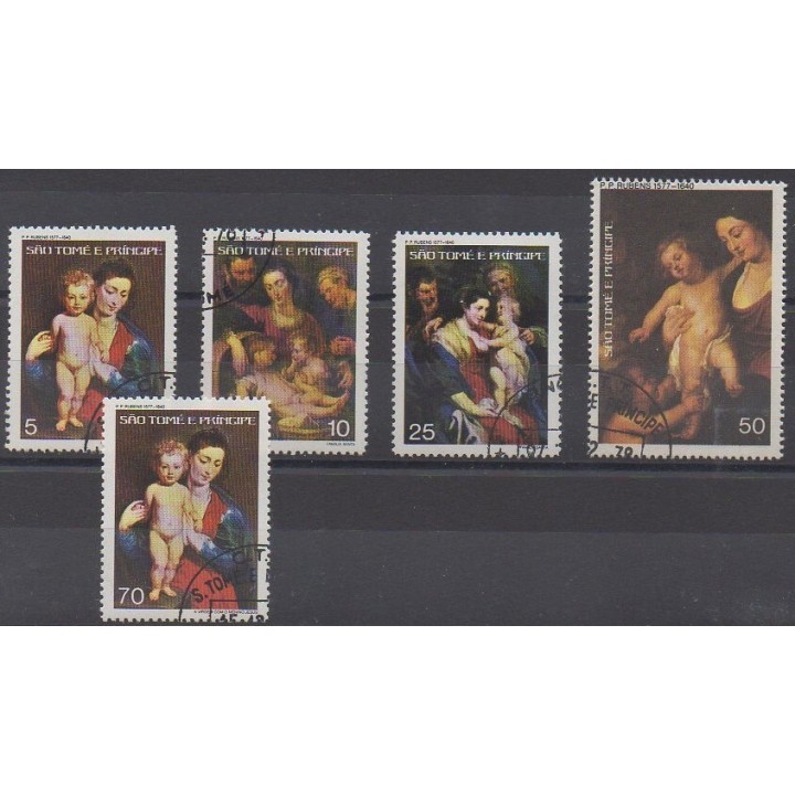 Buy this set of stamps of Saint Thomas and Prince of the year 1977 (Nb 471/475). - Used