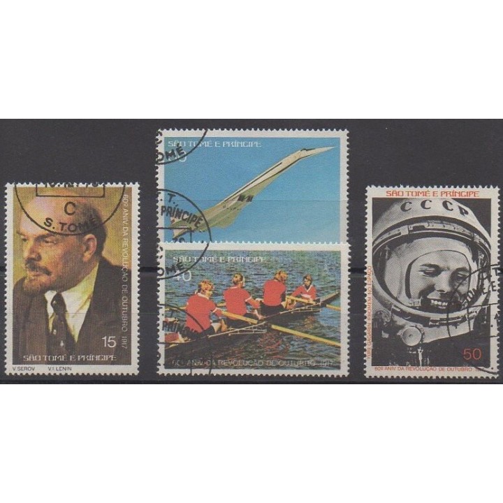 Buy this set of stamps of Saint Thomas and Prince of the year 1977 (Nb 467/468). - Used