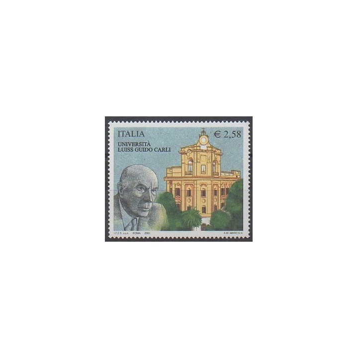 Buy this stamp of Italy of the year 2003 (Nb 2640).