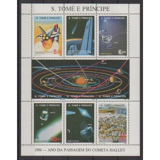 Acheter cette série de timbres de Saint-Thomas et Prince de l'année 1986 (No 831/834).
