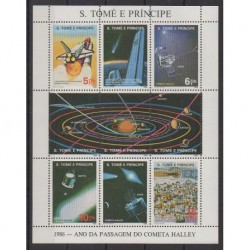 Saint-Thomas et Prince - 1986 - No 831/834 - Astronomie