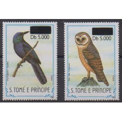 Saint-Thomas et Prince - 2000 - No 1291Q/1291R - Oiseaux