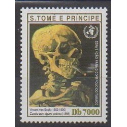 Saint-Thomas et Prince - 2003 - No 1361 - Peinture - Santé ou Croix-Rouge