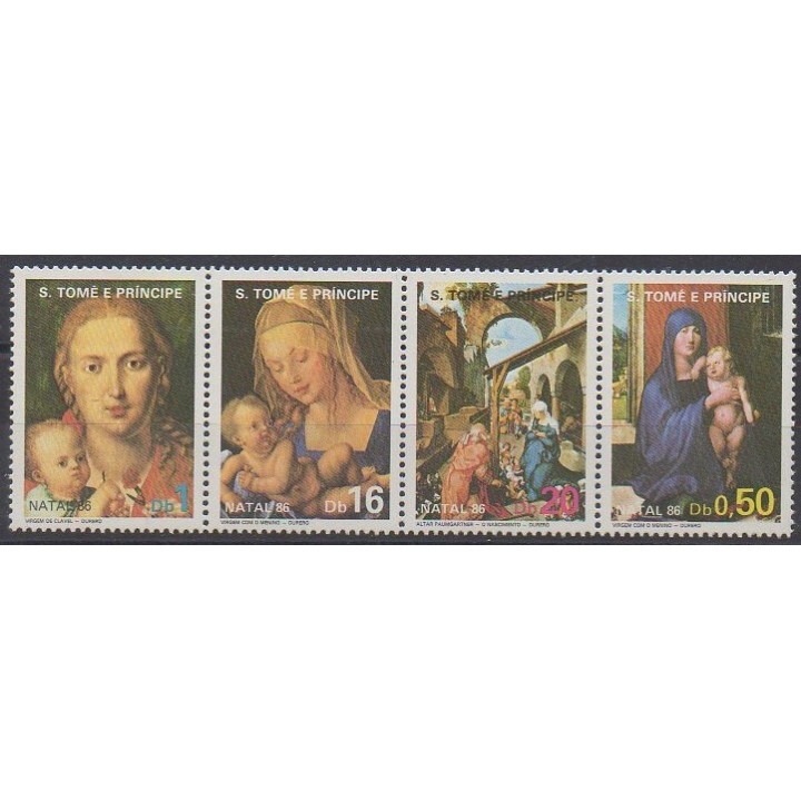 Buy this set of stamps of Saint Thomas and Prince of the year 1986 (Nb 857/860).