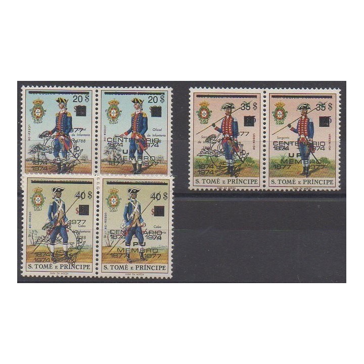 Buy this set of stamps of Saint Thomas and Prince of the year 1977 (Nb 457/462).