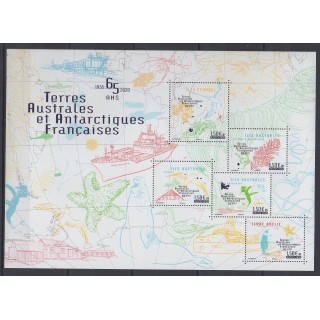 Acheter cette série de timbres des Terres Australes et Antarctiques Françaises de l'année 2020 (No 953/957).