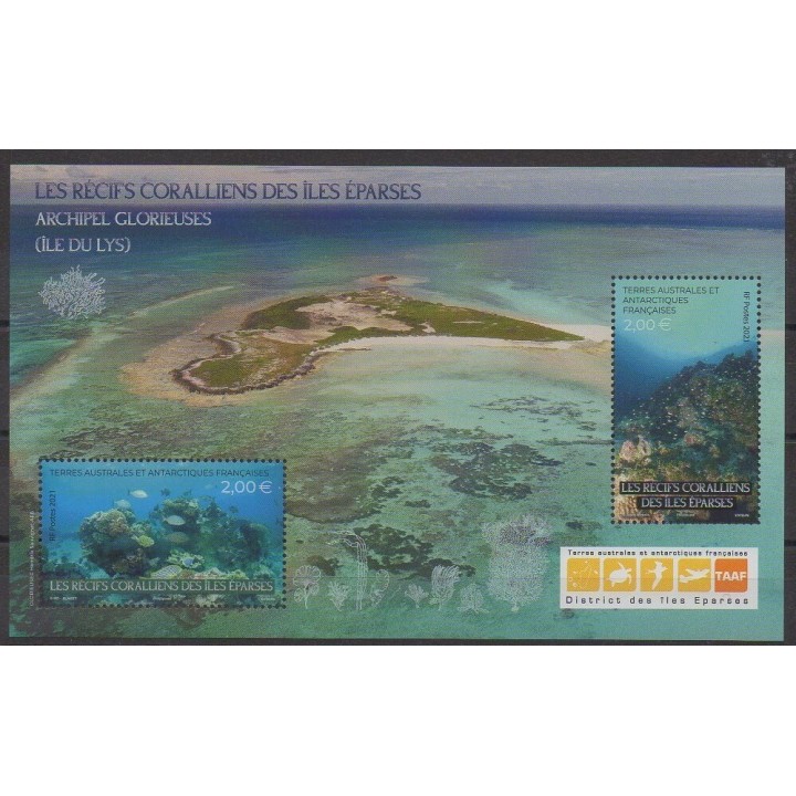 Buy this set of stamps of FSAL of the year 2021 (Nb 983/984).