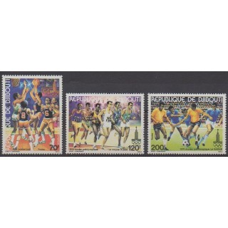 Acheter cette série de timbres de Djibouti de l'année 1979 (No 509/511).