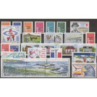 Timbres  - Saint-Pierre et Miquelon - Année complète - 1998 - No 663/685 - PA 78