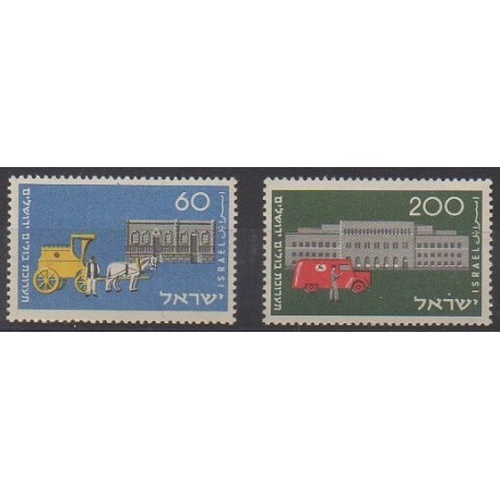 Israel - 1954 - Nb 80/81 - Postal Service