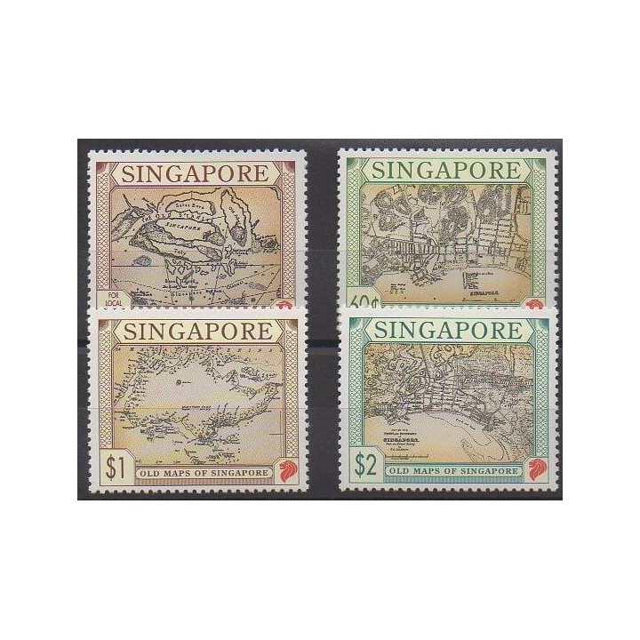 Acheter cette série de timbres de Singapour de l'année 1996 (No 769/772).