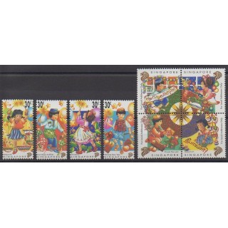 Buy this set of stamps of Singapore of the year 1998 (Nb 884/891).