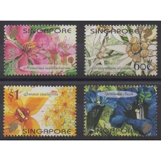 Acheter cette série de timbres de Singapour de l'année 2001 (No 1018/1021).