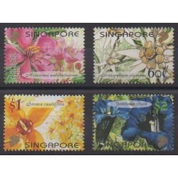 Singapore - 2001 - Nb 1018/1021 - Flowers