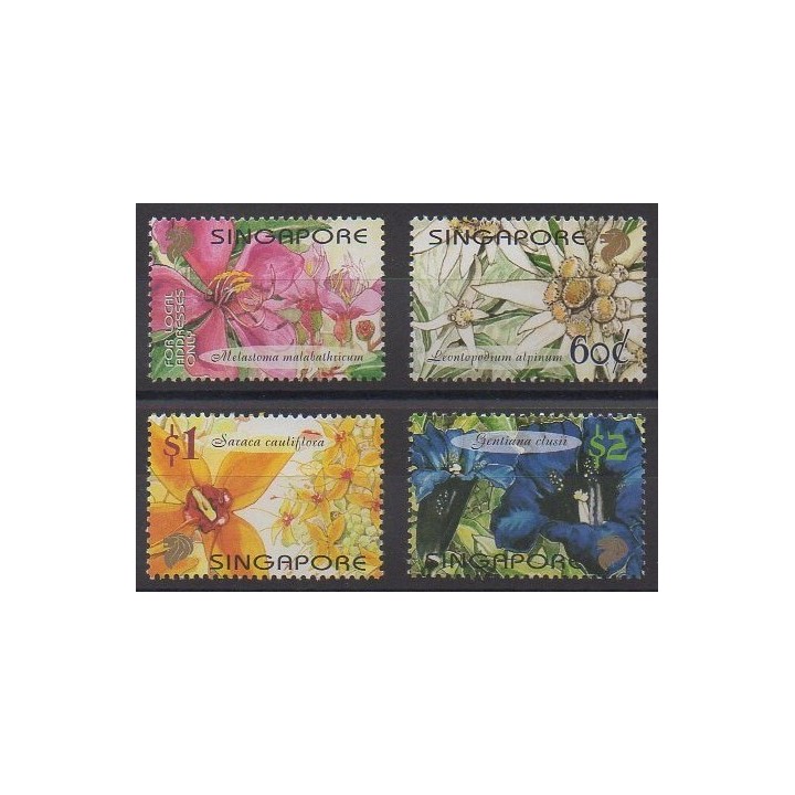 Acheter cette série de timbres de Singapour de l'année 2001 (No 1018/1021).