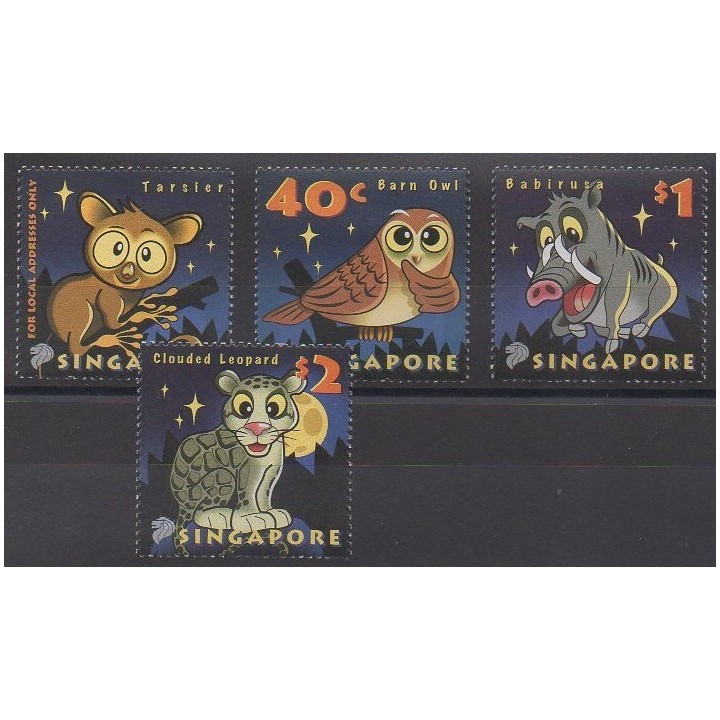 Acheter cette série de timbres de Singapour de l'année 2003 (No 1151/1154).