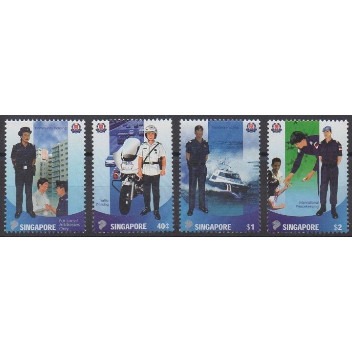 Acheter cette série de timbres de Singapour de l'année 2003 (No 1155/1158).