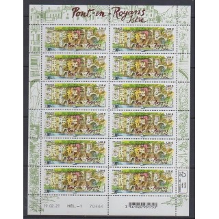 Buy this souvenir sheet  of France of the year 2021 (Nb F22 - Pont-en-Royans).