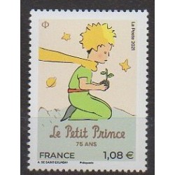 France - Poste - 2021 - No 5483 - Littérature - Le Petit Prince