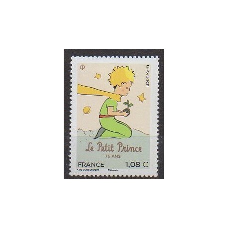 France - Poste - 2021 - No 5483 - Littérature - Le Petit Prince