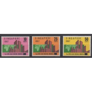 Buy this set of stamps of Singapore of the year 1967 (Nb 76/78).