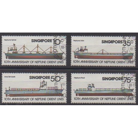 Singapour - 1978 - No 306/309 - Navigation - Oblitérés