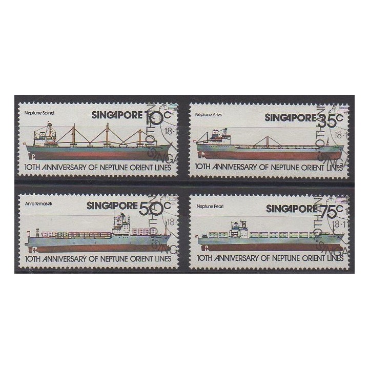 Buy this set of stamps of Singapore of the year 1978 (Nb 306/309). - Used