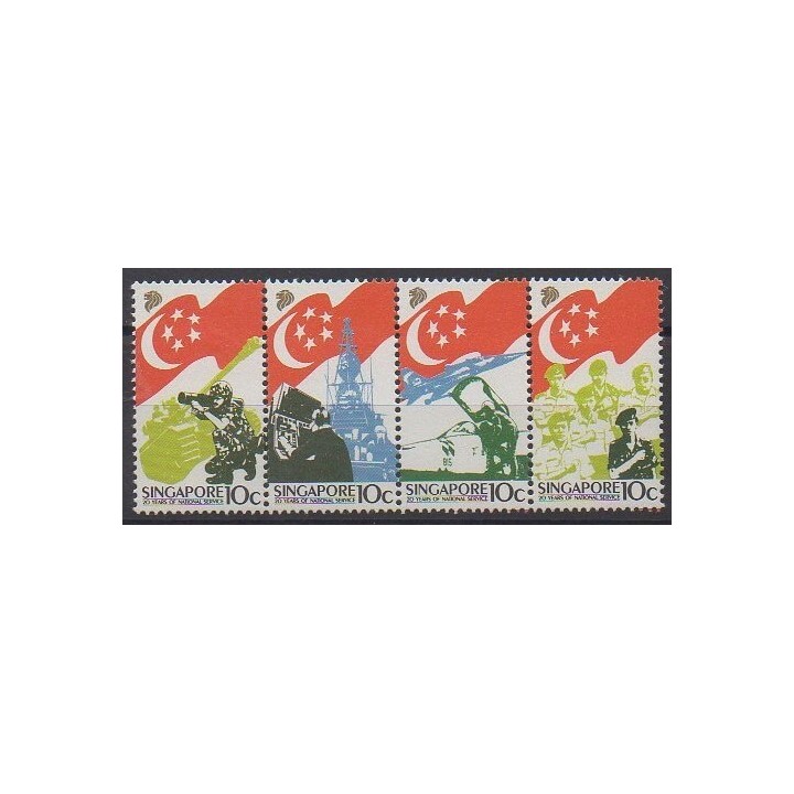 Buy this set of stamps of Singapore of the year 1987 (Nb 515/518).