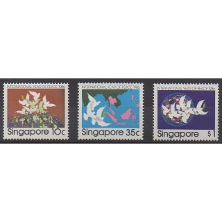 Buy this set of stamps of Singapore of the year 1986 (Nb 505/507).