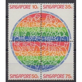 Buy this set of stamps of Singapore of the year 1986 (Nb 501/504).