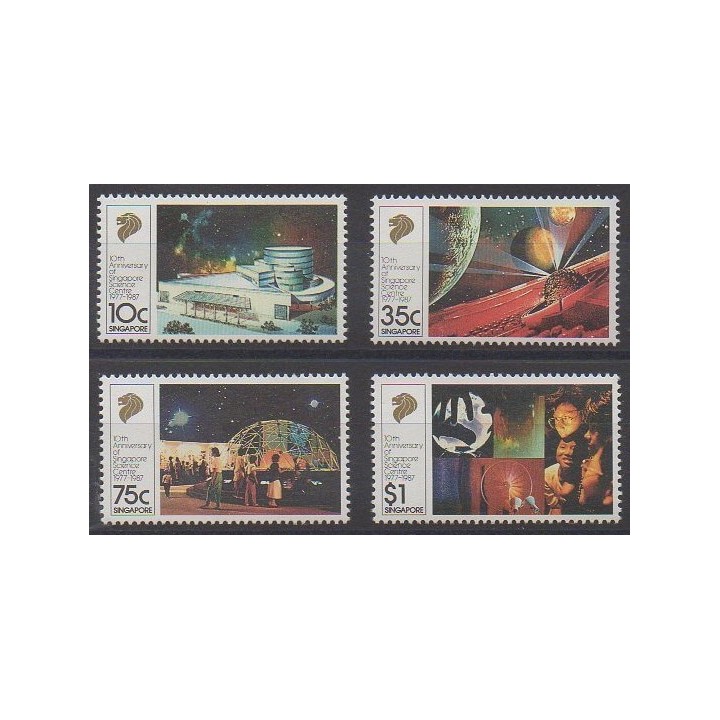 Buy this set of stamps of Singapore of the year 1987 (Nb 525/528).