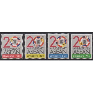 Buy this set of stamps of Singapore of the year 1987 (Nb 511/514).