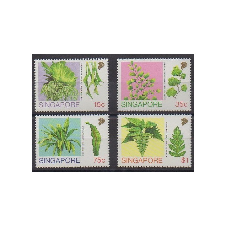 Buy this set of stamps of Singapore of the year 1990 (Nb 594/597).