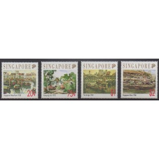 Acheter cette série de timbres de Singapour de l'année 1992 (No 627/630).