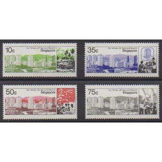 Acheter cette série de timbres de Singapour de l'année 1985 (No 471/474).