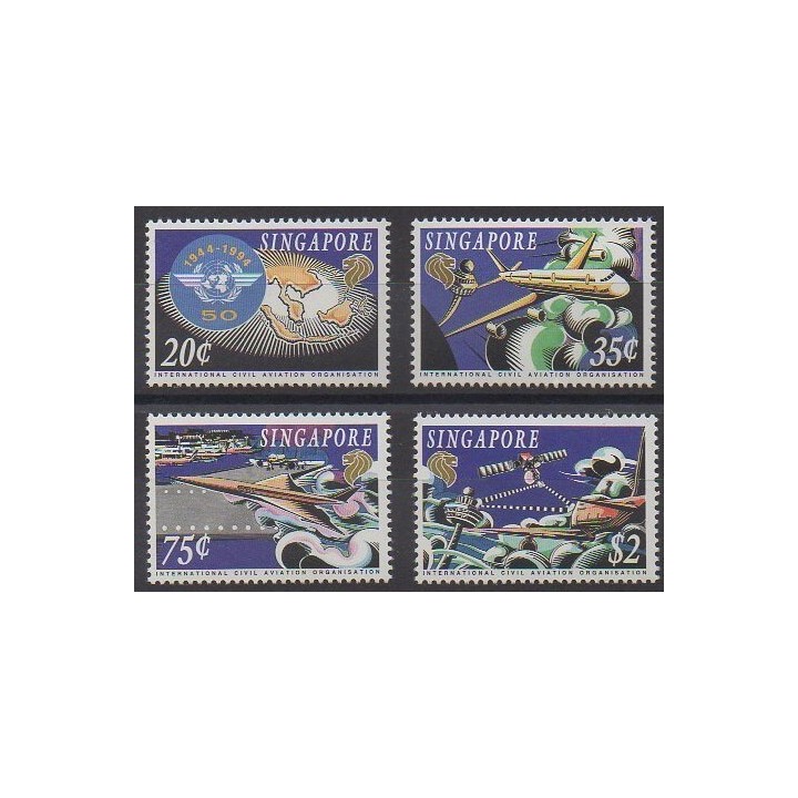 Acheter cette série de timbres de Singapour de l'année 1994 (No 719/722).