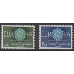 Turquie - 1960 - No 1567/1568 - Europa