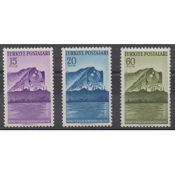 Turkey - 1947 - Nb 1057/1059 - Trains