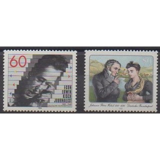 Acheter cette série de timbres de l'Allemagne occidentale (RFA) de l'année 1985 (No 1078/1079).